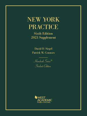 cover image of New York Practice, Student Edition, 2023 Supplement